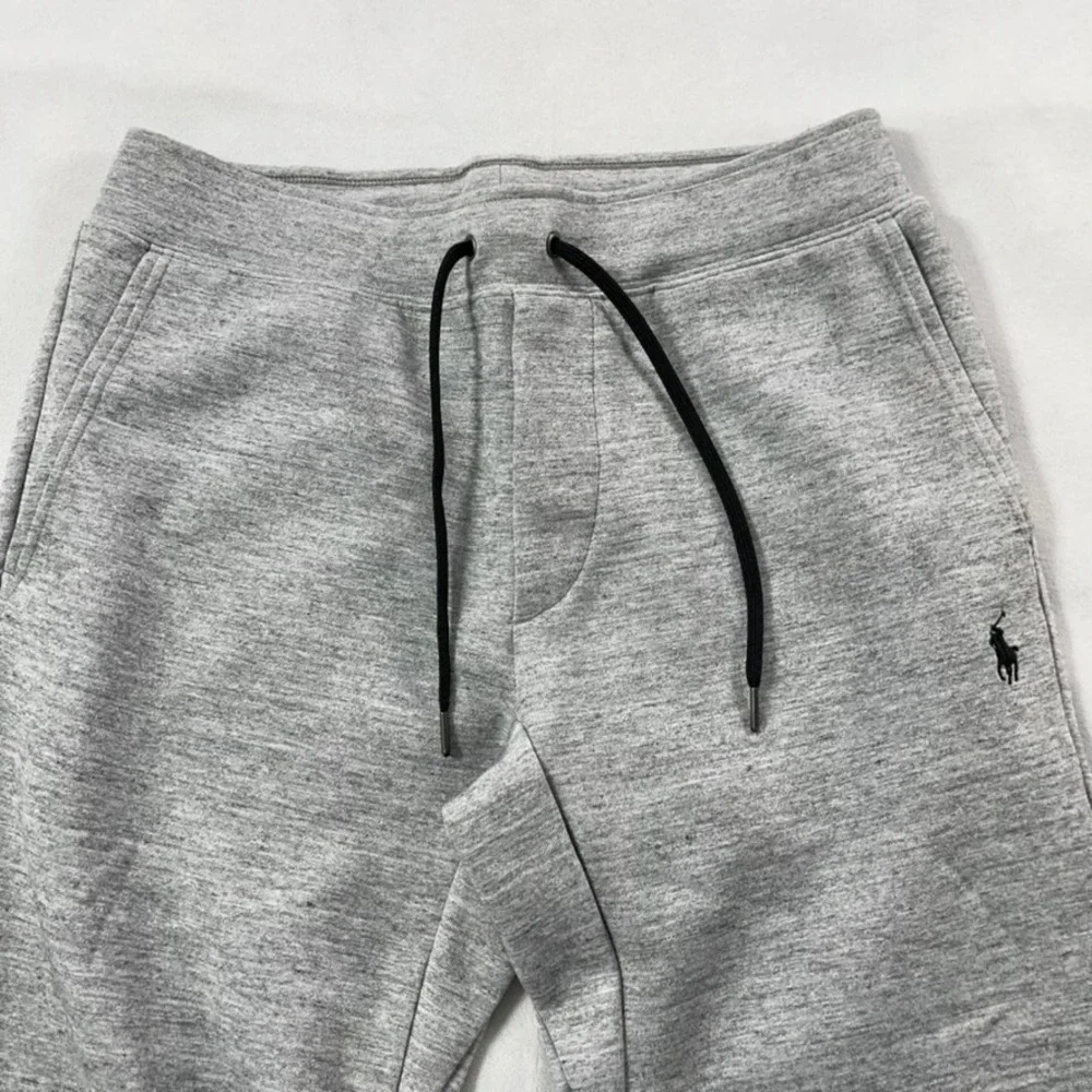 Polo Ralph Lauren‎ Double-Knit Pants Men Small Gray Drawstring Jogger